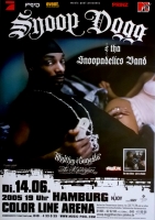 SNOOP DOGG - 2005 - Plakat - Hip Hop - Masterpiece Tour - Poster - Hamburg