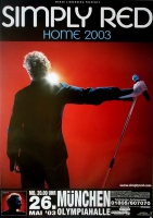 SIMPLY RED - 2003 - Live in Concert - Home Tour - Poster - M�nchen