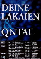 DEINE LAKAIEN - 1996 - Plakat - In Concert - Quantal Tour - Poster