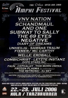AMPHI FESTIVAL - 2006 - Plakat - VNV Nation - And One - Unheilg - Poster - Köln