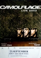 CAMOUFLAGE - 2003 - Konzertplakat - Concert - Tourposter - Kln