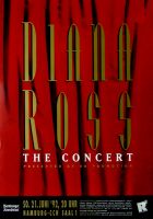 ROSS, DIANA - SUPREMES - 1992 - Plakat - In Concert - Tourposter - Hamburg