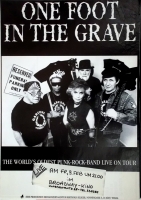 ONE FOOT IN THE GRAVE - 1996 - Tourplakat - Punk - Rock - Tourposter