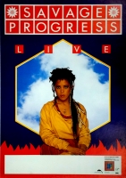 SAVAGE PROGRESS - 1984 - Tourplakat - In Concert - Celebration - Tourposter