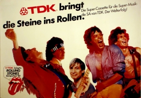 ROLLING STONES - 1982-00-00 - Promoplakat - TDK - Cassette - Poster