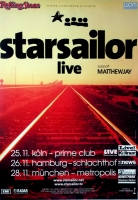 STARSAILOR - 2001 - Plakat - Live In Concert - Love Is Here Tour - Poster - B