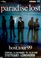 PARADISE LOST - 1999 - Plakat - Live In Concert - Host Tour - Poster - Stuttgart