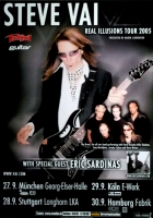 VAI, STEVE - 2005 - Plakat - Live In Concert - Real Illusions Tour - Poster