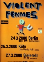 VIOLENT FEMMES - 2000 - Tourplakat - Concert - Freak Magnet - Tourposter