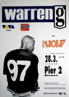 WARREN G - 1997 - Der Wolf - In Concert - Take a...Tour - Poster - Bremen