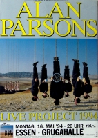 PARSONS, ALAN - 1994 - Plakat - Concert - Try Anything Once Tour - Poster - Essen