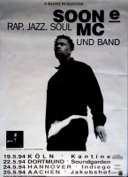 SOON E MC - 1994 - Tourplakat - In Concert - Atout Point De - Tourposter