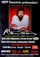 PARSONS, ALAN - 2012 - Konzertplakat - Concert - Tourposter - Mnchen