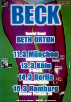 BECK - 2000 - Tourplakat - Concert - Midnite Vultures - Tourposter