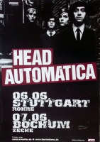 HEAD AUTOMATICA - 2006 - Tourplakat - In Concert - European Tour - Poster