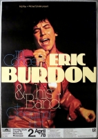 BURDON, ERIC - ANIMALS - 1978 - Plakat - Concert - Kieser - Poster - Mannheim