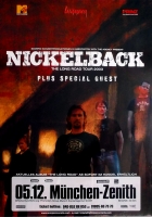 NICKELBACK - 2003 - Live In Concert - Long Road Tour - Poster - Mnchen