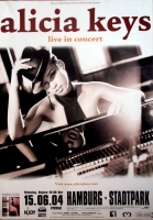KEYS, ALICIA - 2004 - Plakat - Live In Concert Tour - Poster - Hamburg