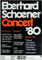 SCHOENER, EBERHARD - 1980 - Plakat - Kieser - Pete York - Tourposter - Bremen
