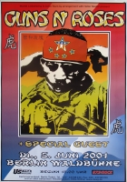 GUNS N ROSES - 2001 - Plakat - In Concert Tour - Poster - Berlin
