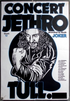 JETHRO TULL - 1977 - Tourplakat - Ian Anderson - In Concert - Tourposter