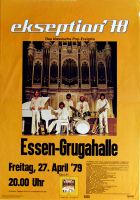 EKSEPTION - 1979 - Konzertplakat - In Concert - Tourposter - Essen