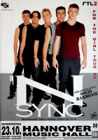 N-SYNC - N SYNC - 1997 - Konzertplakat - For the Girl - Tourposter - Hannover