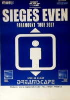 SIEGES EVEN - 2007 - In Concert - Dreamscape - Paramount Tour - Poster