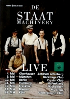 DE STAAT - 2011 - Tourplakat - In Concert - Machinery - Tourposter