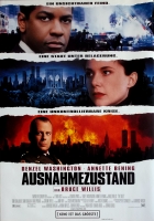 AUSNAHMEZUSTAND - 1998 - Filmplakat - Washington - Bening - Willis - Poster