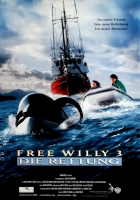 FREE WILLY 3 - DIE RETTUNG - 1997 - Filmplakat - Orka - Schellenberg - Poster