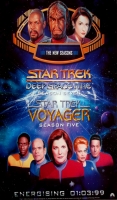 STAR TREK - 1999 - Promotion - Plakat - Deep Space Nine - Voyager - Poster