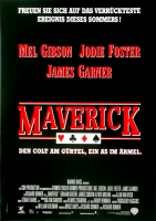MAVERICK - 1994 - Filmplakat - Jodie Foster - James Garner - Poster