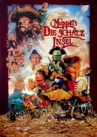 MUPPETS - DIE SCHATZINSEL - 1998 - Filmplakat - Tim Curry - Poster