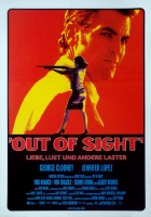 OUT OF SIGHT - 1998 - Filmplakat - George Clooney - Jennifer Lopez - Poster