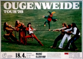OUGENWEIDE - 1978 - Konzertplakat - Concrt - Minnerock - Tourposter - Mainz