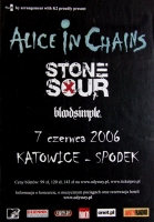 ALICE IN CHAINS - 2006 - Konzertplakat - Concert - Stone Sour - Tourposter