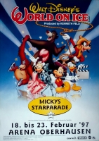DISNEY ON ICE - 1997 - Plakat - Mickys Starparade - Poster