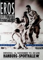 RAMAZZOTTI, EROS - 1993 - In Concert - Tutte Storie Tour - Poster - Hamburg
