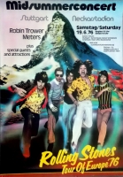 ROLLING STONES - 1976-06-19 - Plakat - European Tour - Poster - Stuttgart - Berg