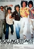 ROLLING STONES - 1976-06-01 - Plakat - European Tour - Poster - Dortmund