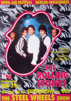 ROLLING STONES - 1990-08-13 - In Concert - Steel Wheels Tour - Poster - Berlin