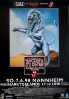 ROLLING STONES - 1998-06-07 - Plakat - Bridges to - Poster - Mannheim (L)