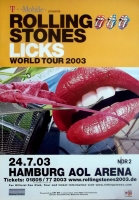 ROLLING STONES - 2003-07-24 - Plakat - Licks - Poster - Hamburg
