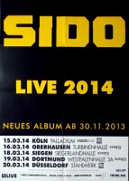 SIDO - 2014 - Live In Concert - Tour - Poster