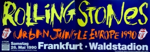 ROLLING STONES - 1990-05-26 - Plakat - Urban Jungle - Poster - Frankfurt (2T)