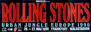 ROLLING STONES - 1990-05-27 - Plakat - Urban Jungle - Poster - Frankfurt (4T)