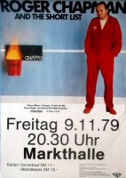 CHAPMAN, ROGER - 1979 - Konzertplakat - Chappo - Tourposter - Hamburg