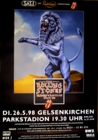ROLLING STONES - 1998-05-26 - Plakat - Bridges to - Poster - Gelsenkirchen (L)