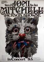 MITCHELL, JONI - 1972 - Plakat - Gnther Kieser - Poster - Heidelberg